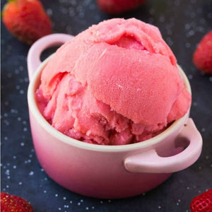 Vegan Strawberry Ice Cream (3 Ingredients!)